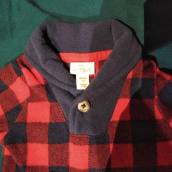 Baby Plaid jumpsuit one-piece - Picture 4 of 4